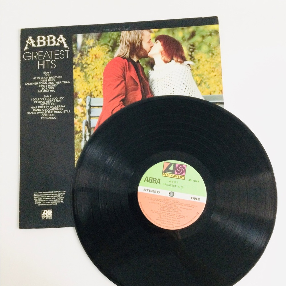 Vintage 1973 Abba Greatest Hits LP Vinyl Record